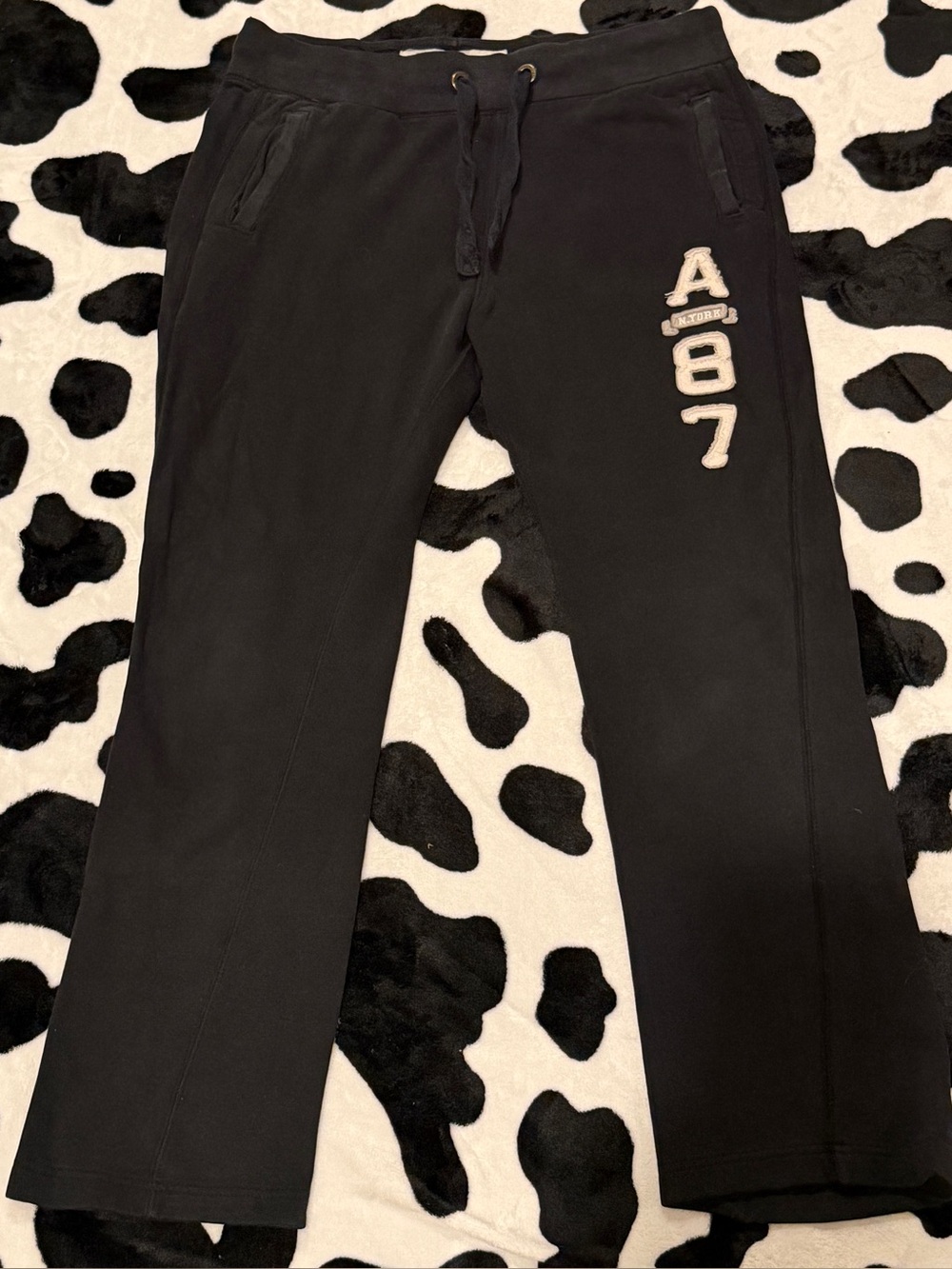 Aéropostale A87 N.York Black Sweatpants M Y2K